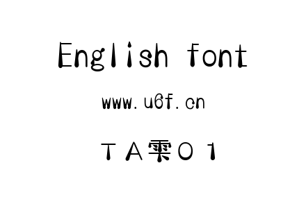 ＴＡ雫０１.TTF下载