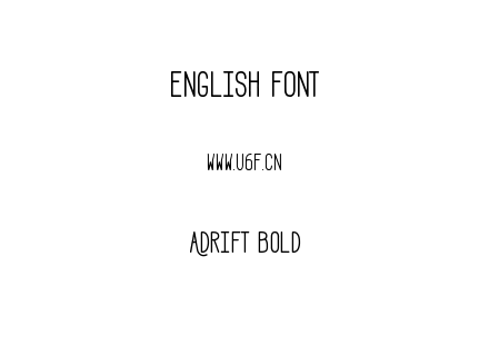 Adrift Bold.ttf下载