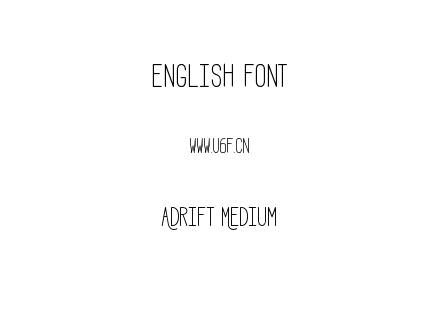 Adrift Medium.ttf下载
