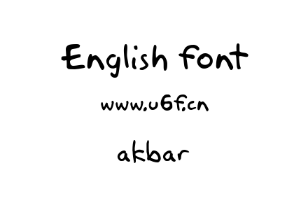 akbar.ttf下载