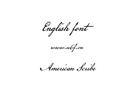 American Scribe.ttf下载