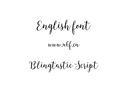 字体-Blingtastic Script.ttf下载
