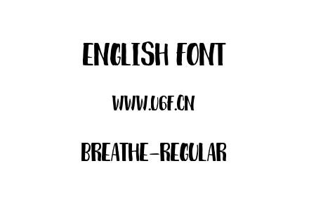 Breathe-Regular.ttf下载