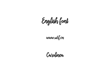 字体-Carolinea.ttf下载