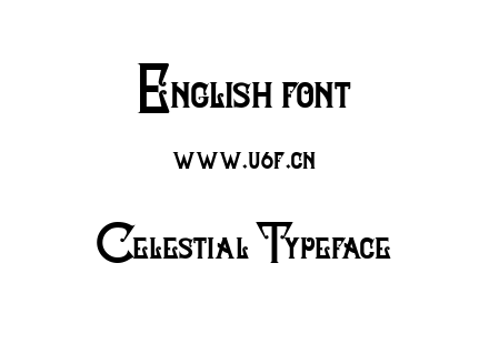 字体-Celestial Typeface.ttf下载