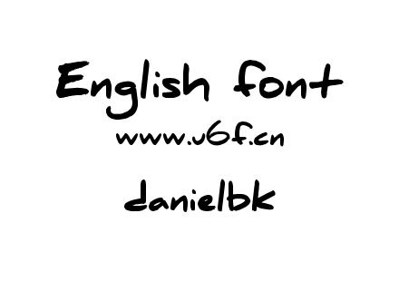 danielbk.ttf下载