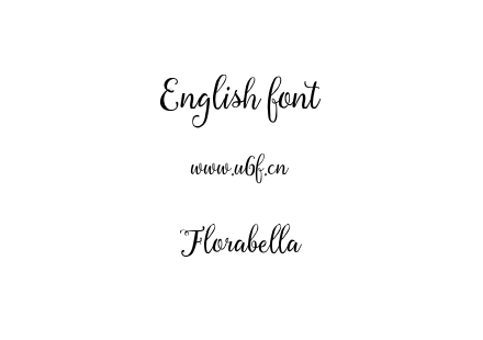 ttf字体-Florabella.ttf