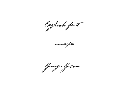 George Gibson.ttf下载