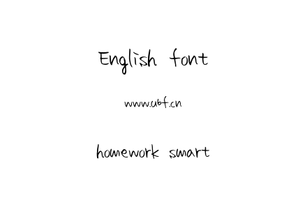 homework smart.TTF下载