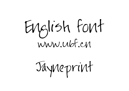 Jayneprint.ttf下载