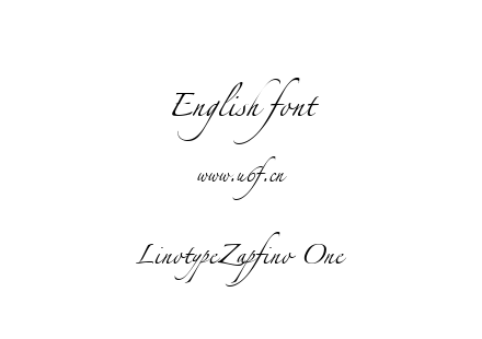 LinotypeZapfino One.ttf下载