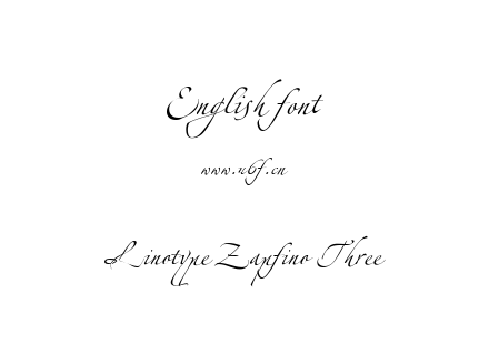 LinotypeZapfino Three.ttf下载