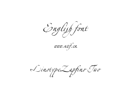 字体-LinotypeZapfino Two.ttf