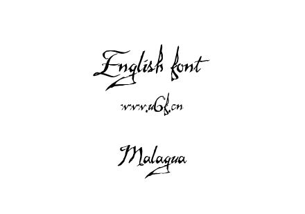 Malagua.ttf下载