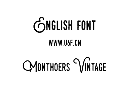 Monthoers Vintage.ttf下载
