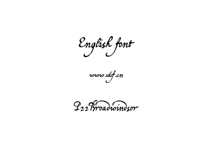 P22Broadwindsor.ttf下载