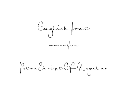字体-PetraScriptEF-Regular.ttf下载