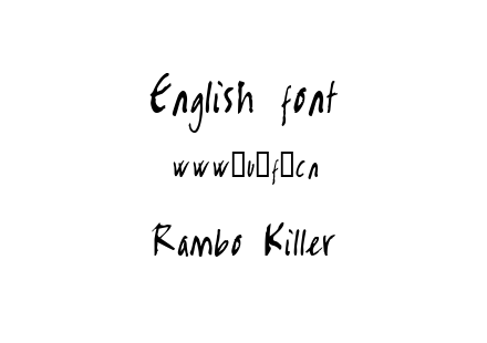 Rambo Killer.ttf下载
