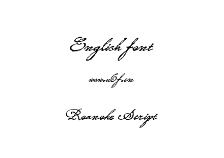 Roanoke Script.ttf下载