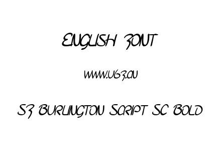 SF Burlington Script SC Bold.ttf下载