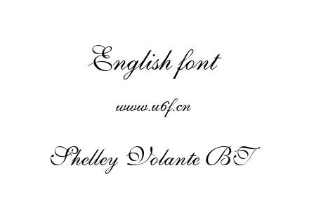 Shelley Volante BT.ttf下载