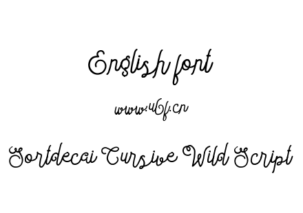 Sortdecai Cursive Wild Script.ttf下载