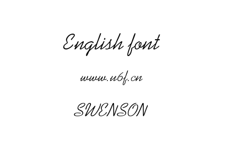 SWENSON.TTF下载