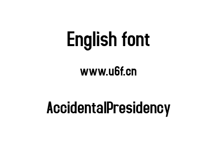 AccidentalPresidency.ttf下载