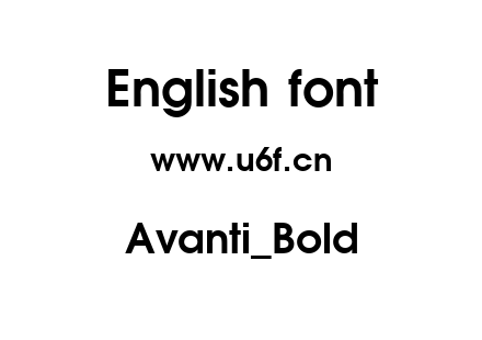 Avanti_Bold.ttf下载