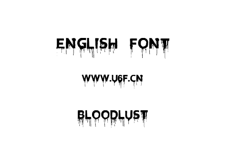 BloodLust.ttf下载