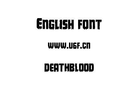 deathblood.ttf下载
