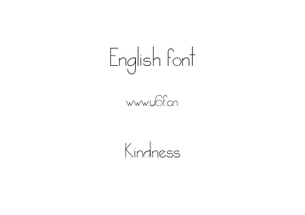 Kindness.ttf下载