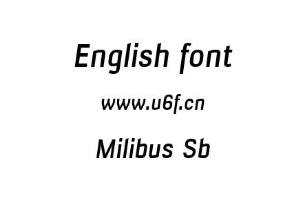 Milibus Sb.ttf下载