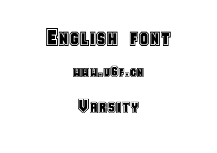 Varsity.ttf下载