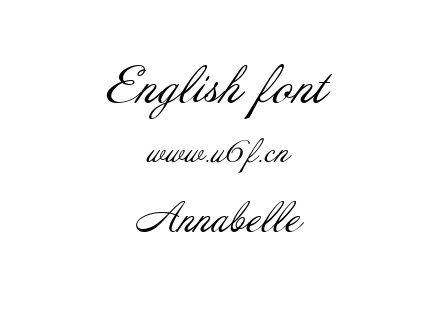 字体-Annabelle.ttf下载