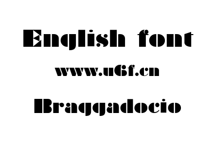 Braggadocio.ttf下载