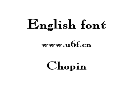 Chopin.TTF下载