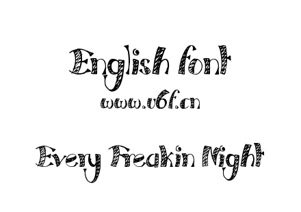Every Freakin Night.ttf下载