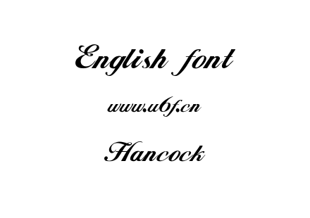 Hancock.TTF下载