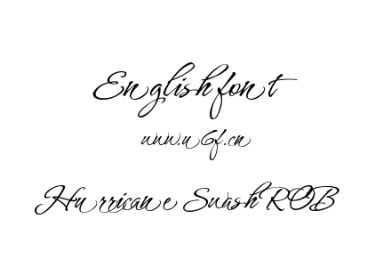 字体-Hurricane Swash ROB.ttf下载