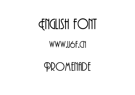 Promenade.ttf下载
