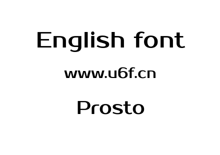 字体-Prosto.ttf下载