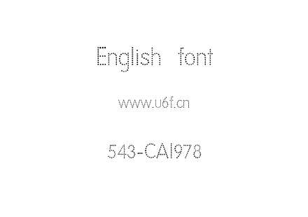 543-CAI978.ttf下载
