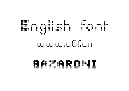 BAZARONI.TTF下载