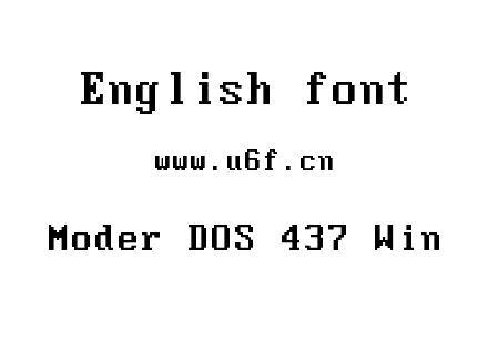 Moder DOS 437 Win.ttf下载