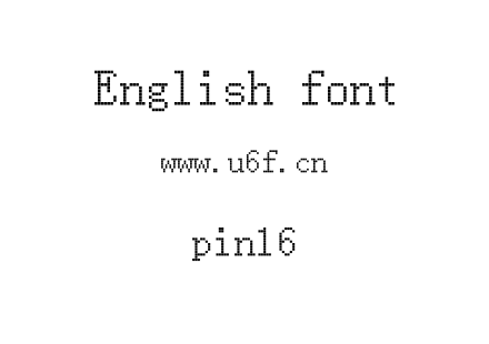 pin16.TTF下载
