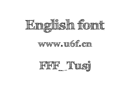 ttf字体-FFF_Tusj.ttf