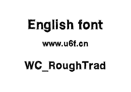 WC_RoughTrad.ttf下载