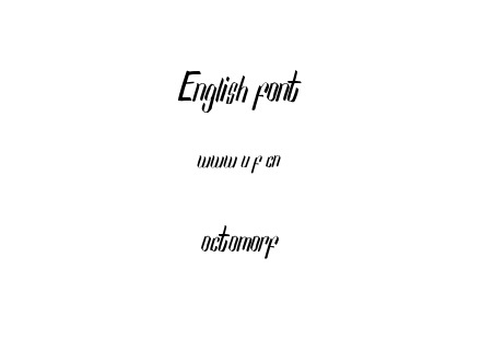 字体-octomorf.ttf下载
