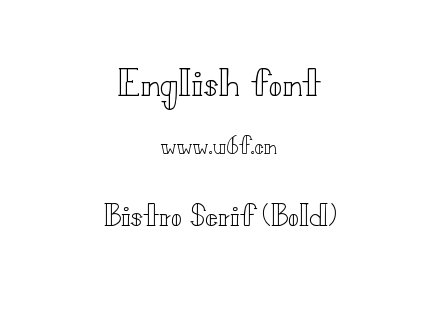 Bistro Serif (Bold).woff